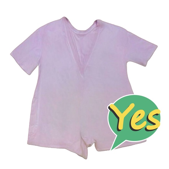 Free People Movement Hot Shot Tee Romper Lilac Sz Various - Picture 8 of 10